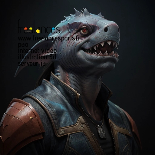 Pao internet vidéo illustration 3d serveur intelligence générative freelance paris studio de création 5Q3PGUQ1